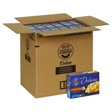 KRAFT Kraft Entree Deluxe Macaroni & Cheese Dinner 14 oz. Box, PK24 10021000658869